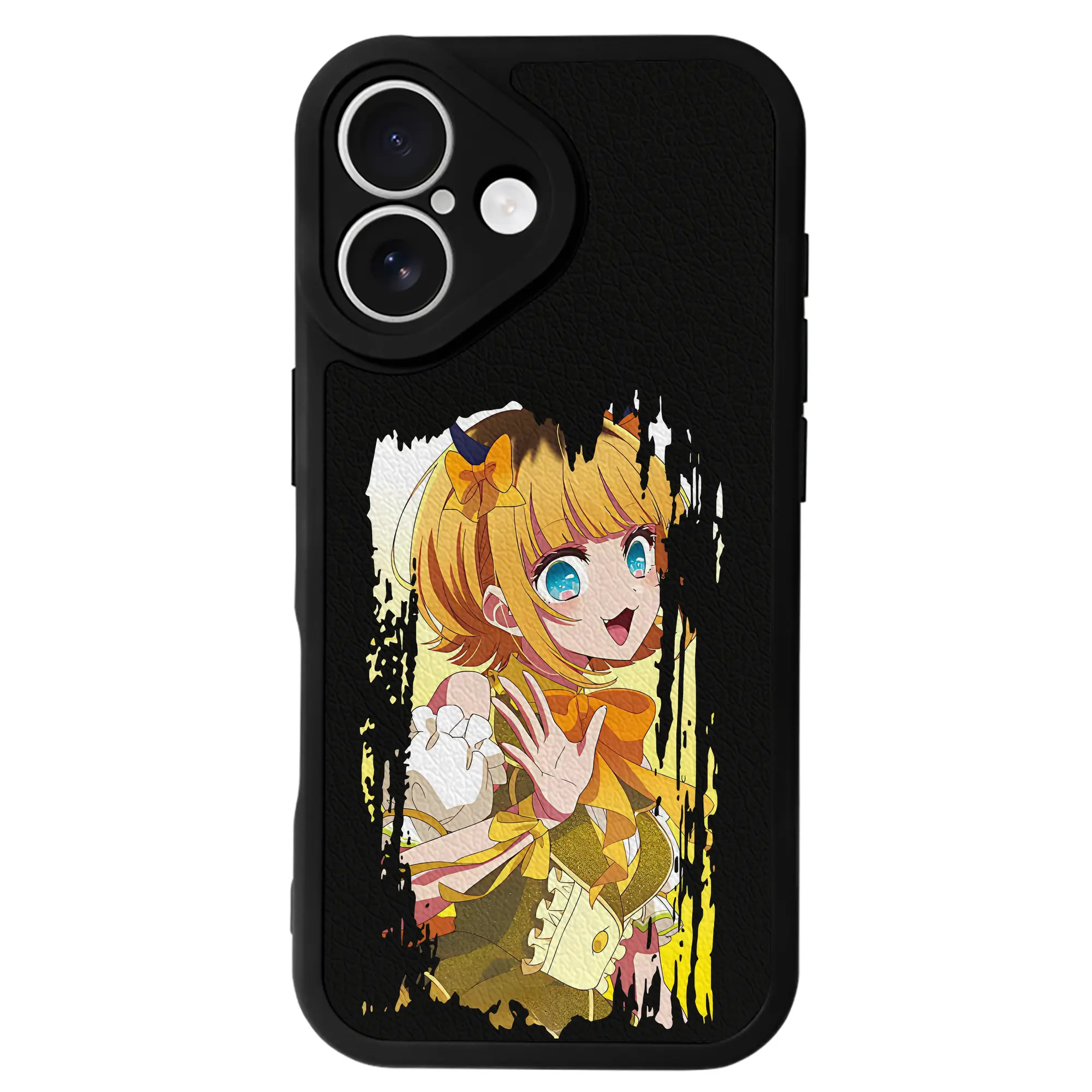 推しの子 グッズ,MEMちょ - IPhone 16シリーズ対応 ・ シリコンスマホケース ・ レザー調 ・ 高精度フィット ・ 耐衝撃 ・ ワイヤレス充電対応 ・ 精密カット